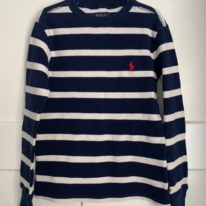 *Boys Ralph Lauren striped, long sleeve tee*